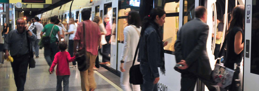 Viajeros en Metrovalencia