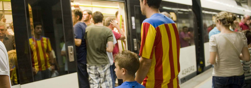 AAl Fútbol en metro con Metrovalencia