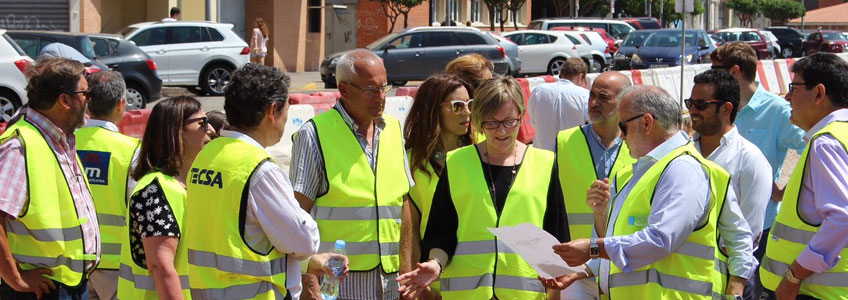 Visita a las Obras de la L9 del TRAM d'Alacant