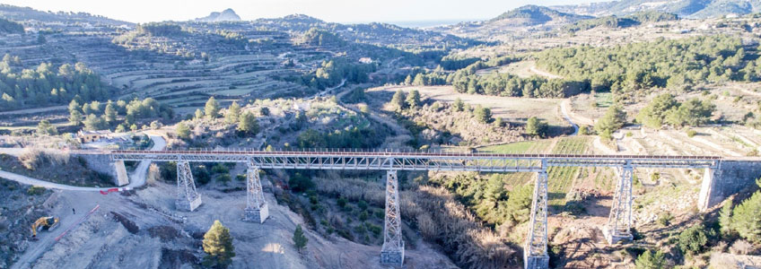 Viaducto de Santa Ana sobre el Barranco de El Quisi