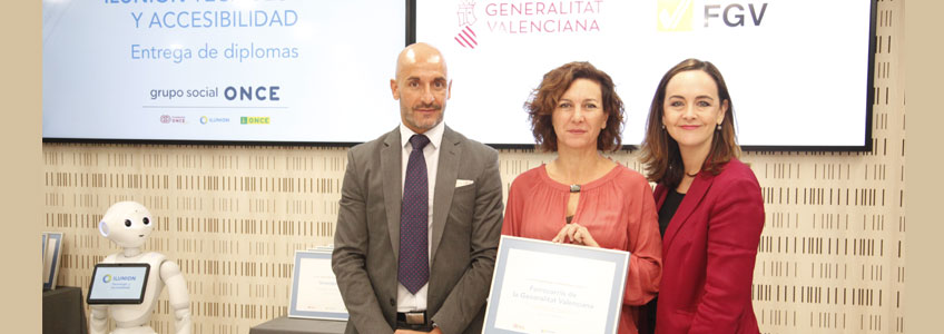 FGV recibe el premio de accesibilidad de la empresa Ilunion