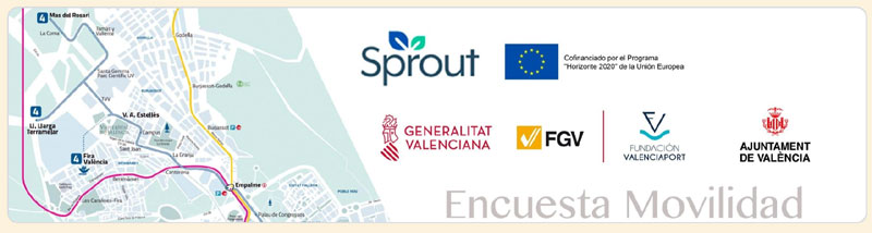 FGV lanza una encuesta en redes sociales, webs y App sobre movilidad del proyecto europeo Sprout