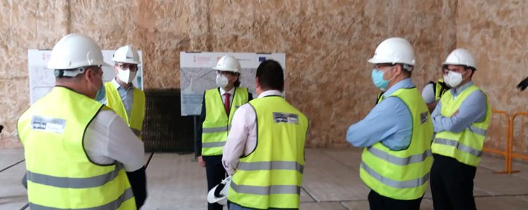 Minister Arcadi España visits the works of the underground section of Metrovalencia’s Line 10