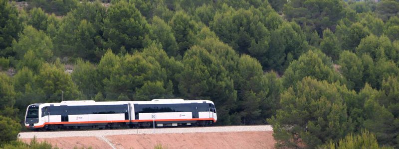 Green hydrogen. TRAM d'Alacant train