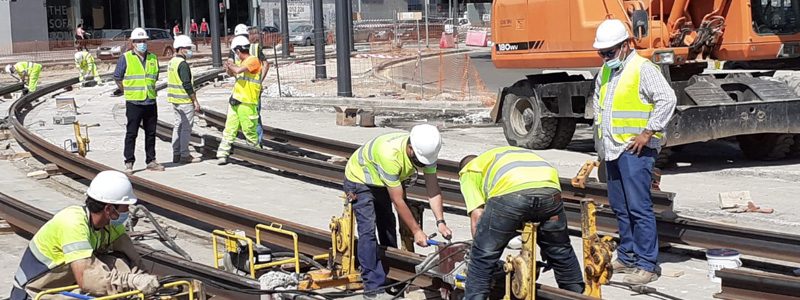 L10 new rail installation