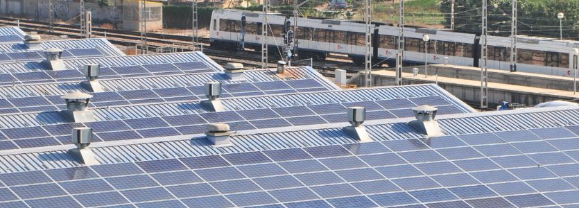 Placas solares FGV Valencia Sud Metrovalencia